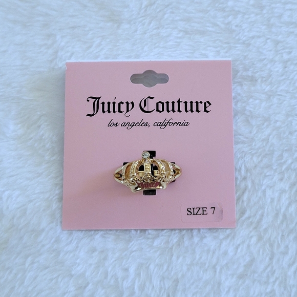 Juicy🍊 Couture Textured Crown👑 Ring💍 - Picture 10 of 16